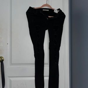 Black Ripped Skinny Jeans